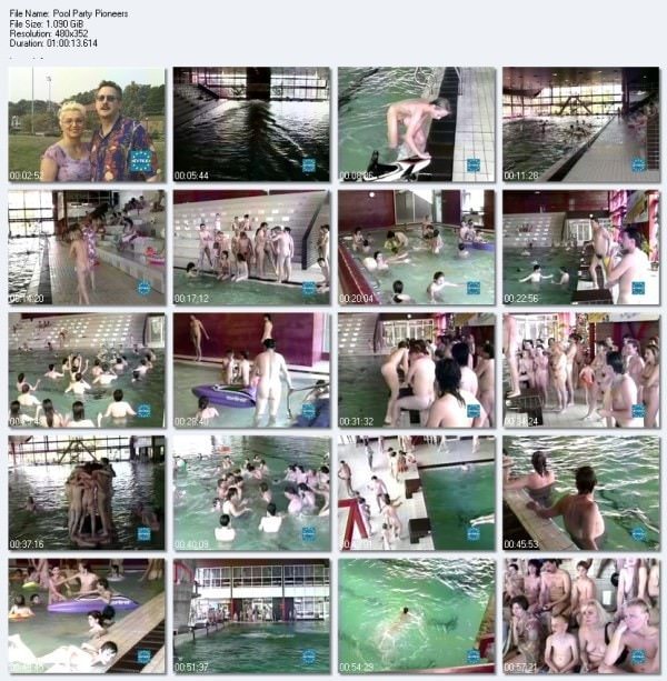 This amazing culture of nudism in the pool video [Naturism Archiv]