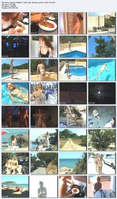 Group of young girls nudist naked swim and enjoy your vacation video [Naturism Archiv]