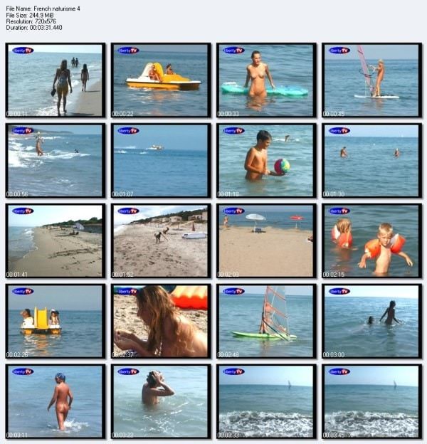 France naturism video - Cote d'Azur resort [Naturism Archiv]