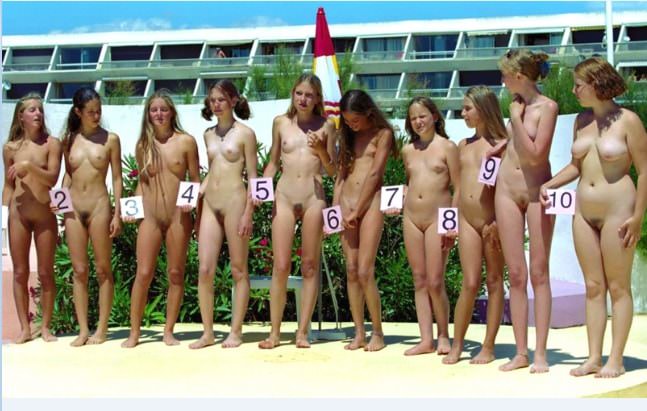 Young girls nudist beauty pageant France Purenudism photo (set 2) [Naturism Archiv]