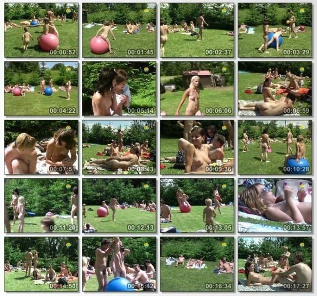 Family naturism nudist camp in Europe video [Naturism Archiv]