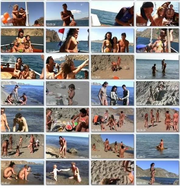 HD video sea adventure adults and young nudists [Naturism Archiv]